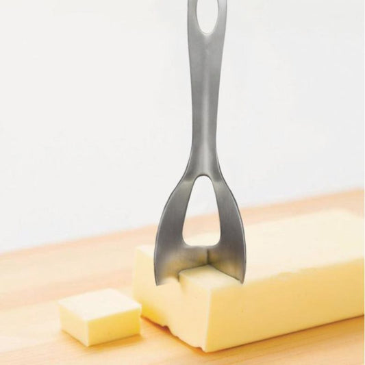 Stainless Steel Butter Knife Cheese Cheeses Cutter Slicer Scraper Butter Applicator Butter Cutting Knife