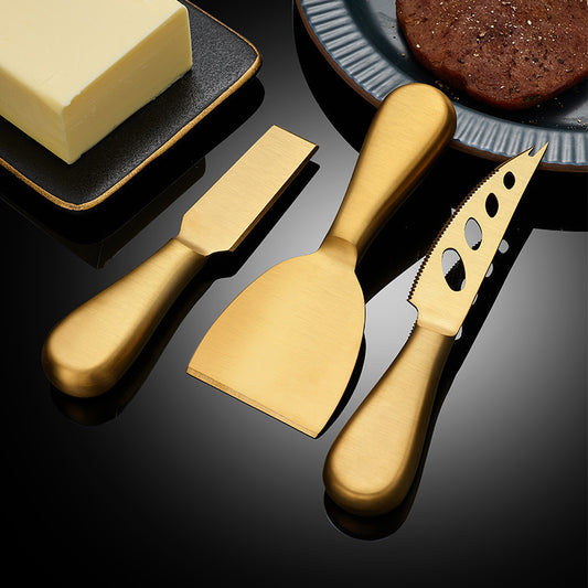 Stainless Steel Hollow Handle Cheese Knife Set